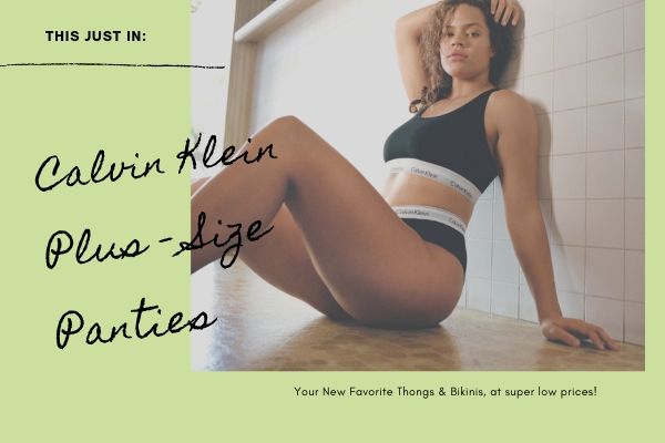 Calvin Klein Plus-Size Panties – CheapUndies