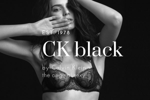 Calvin Klein Black Flirty Signature Push-Up Bra – CheapUndies