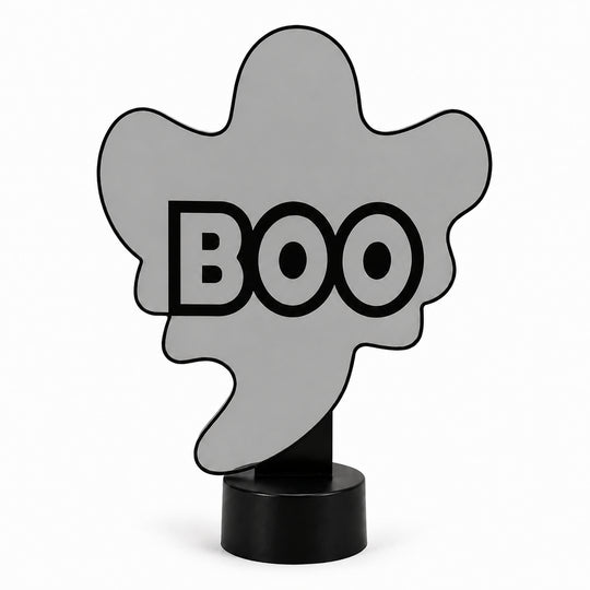 13-Inch Ghost With “BOO” Sign LED Infinity Light