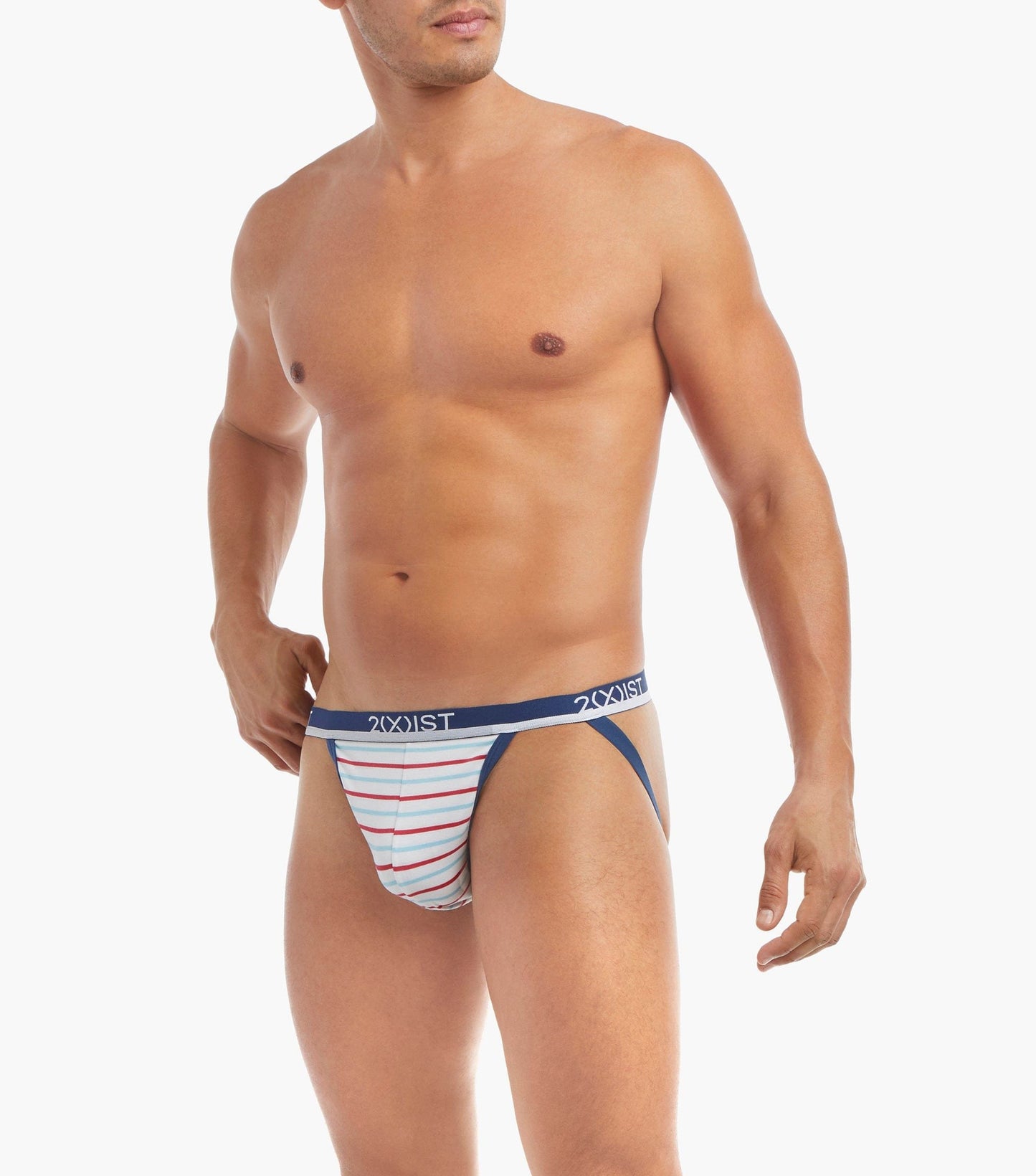 2(X)IST 42392 Cotton Stretch Jock Strap 4-Pack