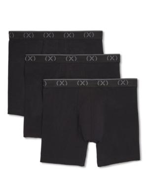 2(x)IST Black 3-Pack Boxer Briefs
