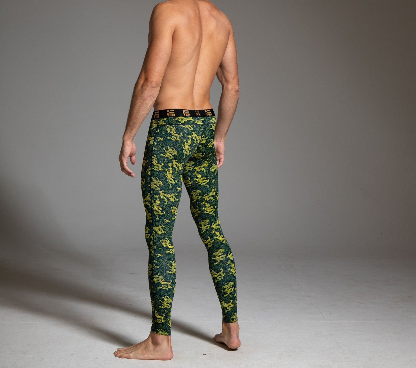 5=Ten Green Year of the Dragon Legging