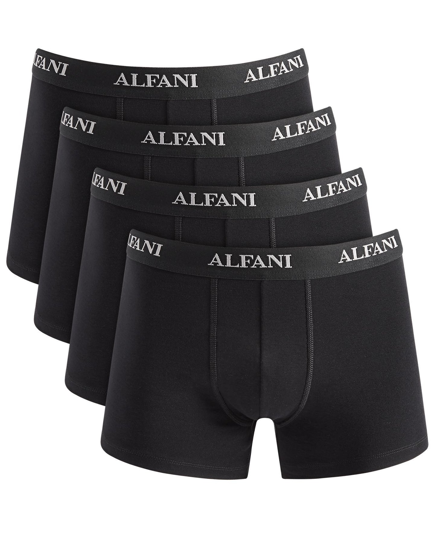 Alfani 4-Pk. Moisture-Wicking Cotton Trunks