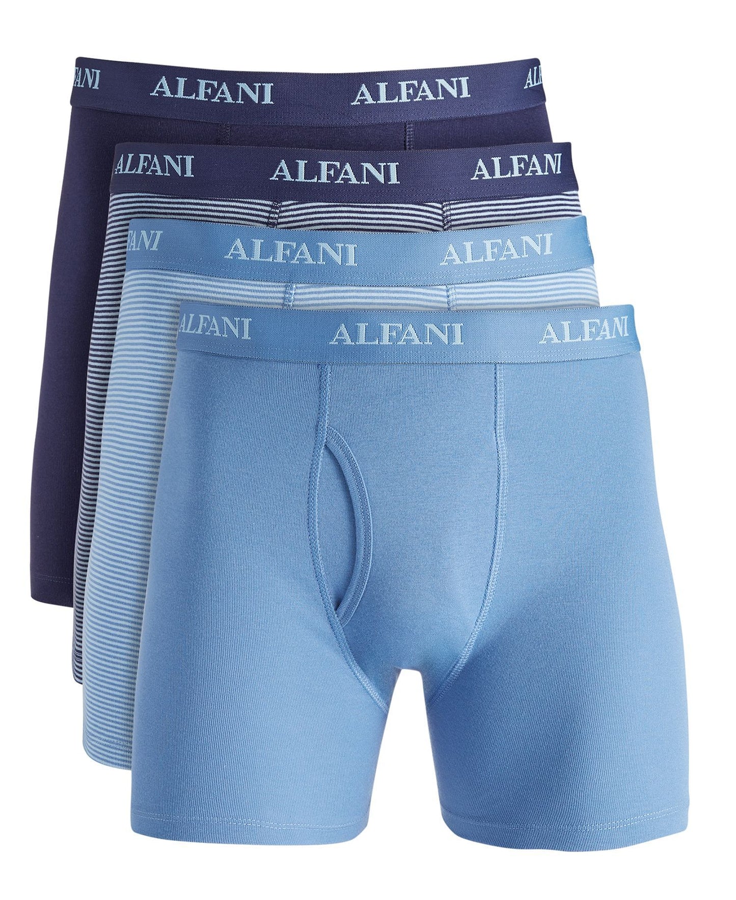 Alfani 4-Pk. Regular-Fit Moisture-Wicking Boxer Briefs