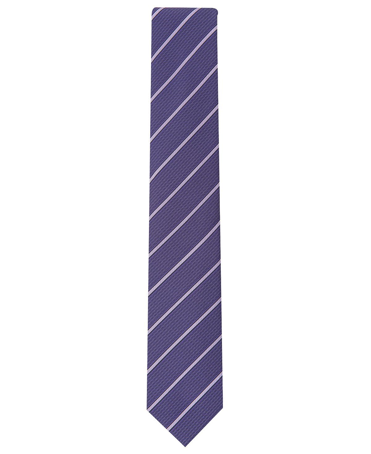 Alfani Holden Stripe Necktie Dusty Lavander