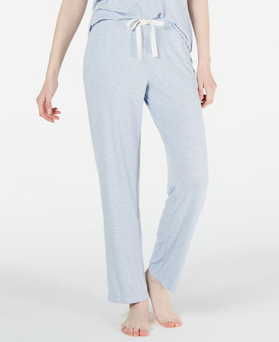 Alfani Knit Super Soft Pajama Pants Blue Cloud Heather