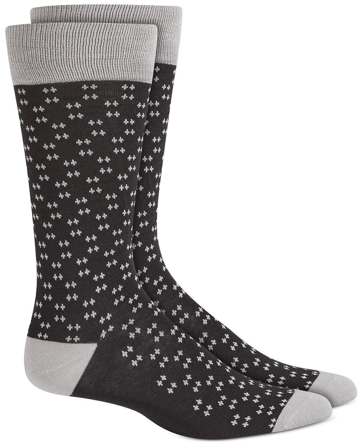 Alfani Micro Diamond Dot Socks Black
