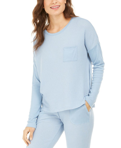 Alfani Thermal Pajama Top Soft Peri