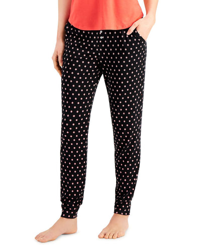 Alfani Ultra-soft Knit Jogger Pajama Pants Diamond Geo