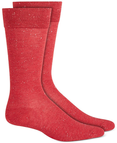 Alfani a Donegal Texture Socks Red