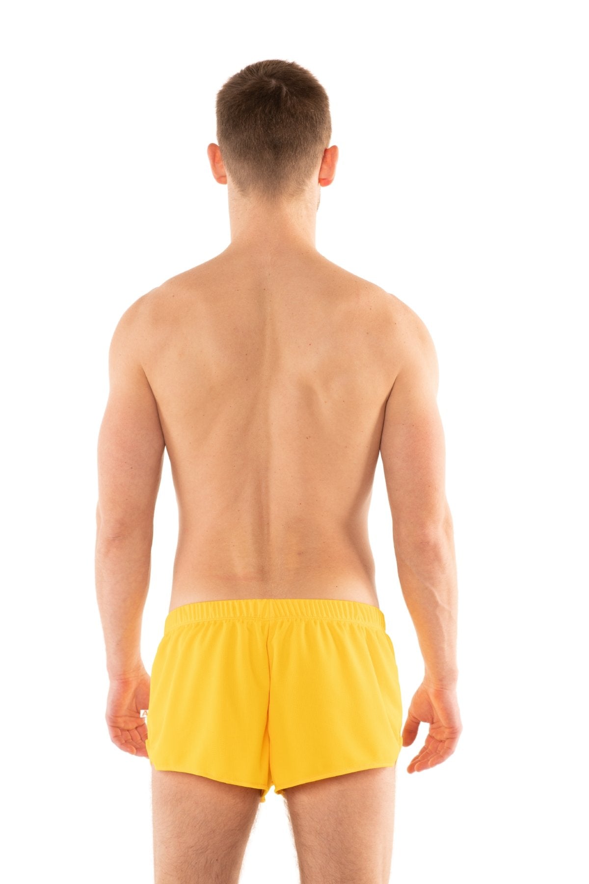American Jock Yellow Ultra Running Short
