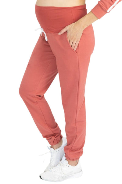 Angel Maternity Coral Sweatpants