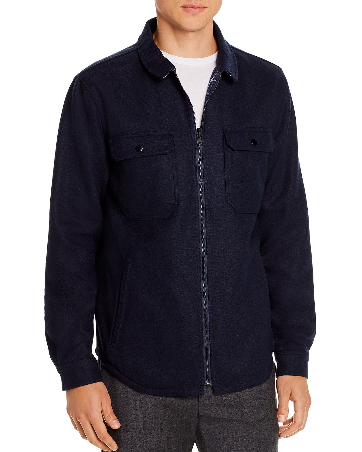 Banks Journal Reversible Lumber Shirt Jacket Dirty Denim