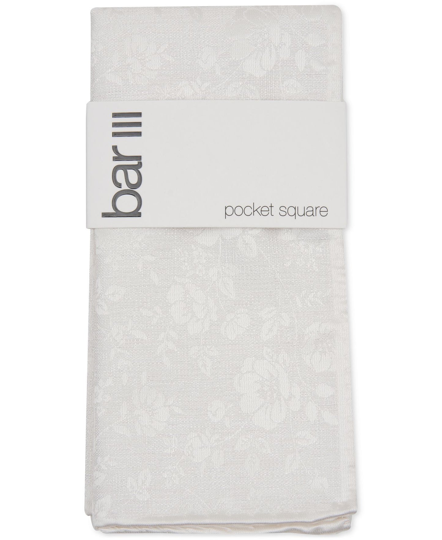 Bar III Tonal Floral Pocket Square Created fro