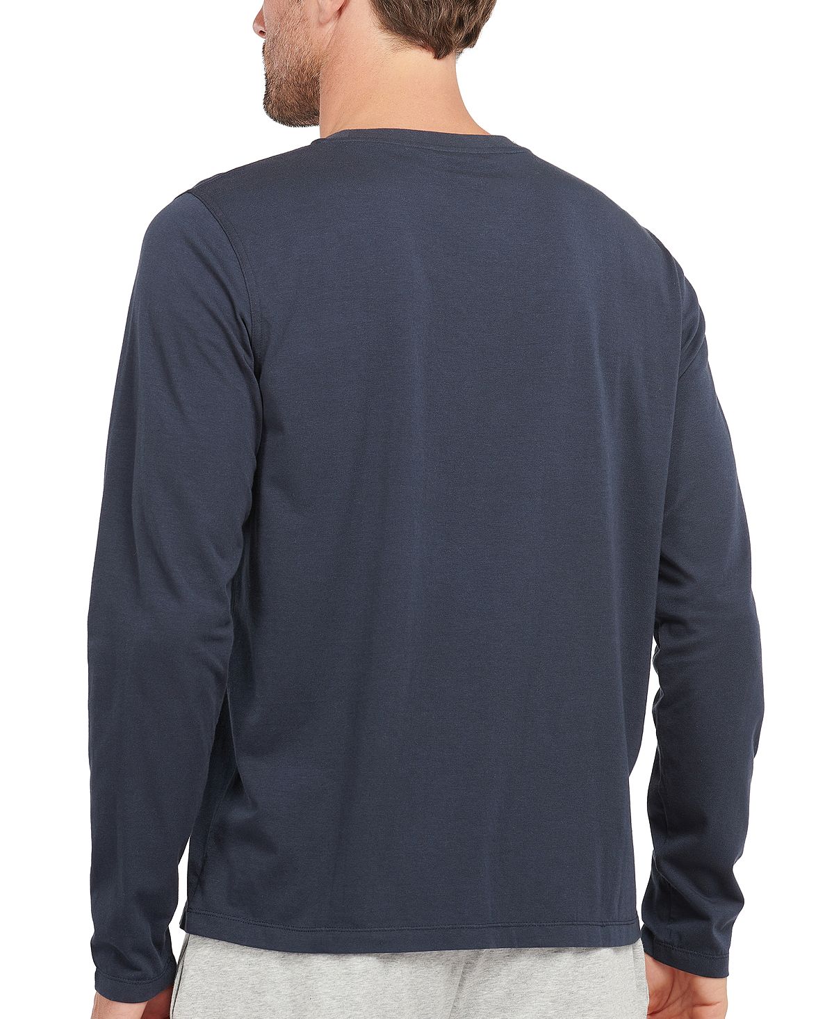 Barbour Sheldon Long-sleeve Sleep T-shirt Navy