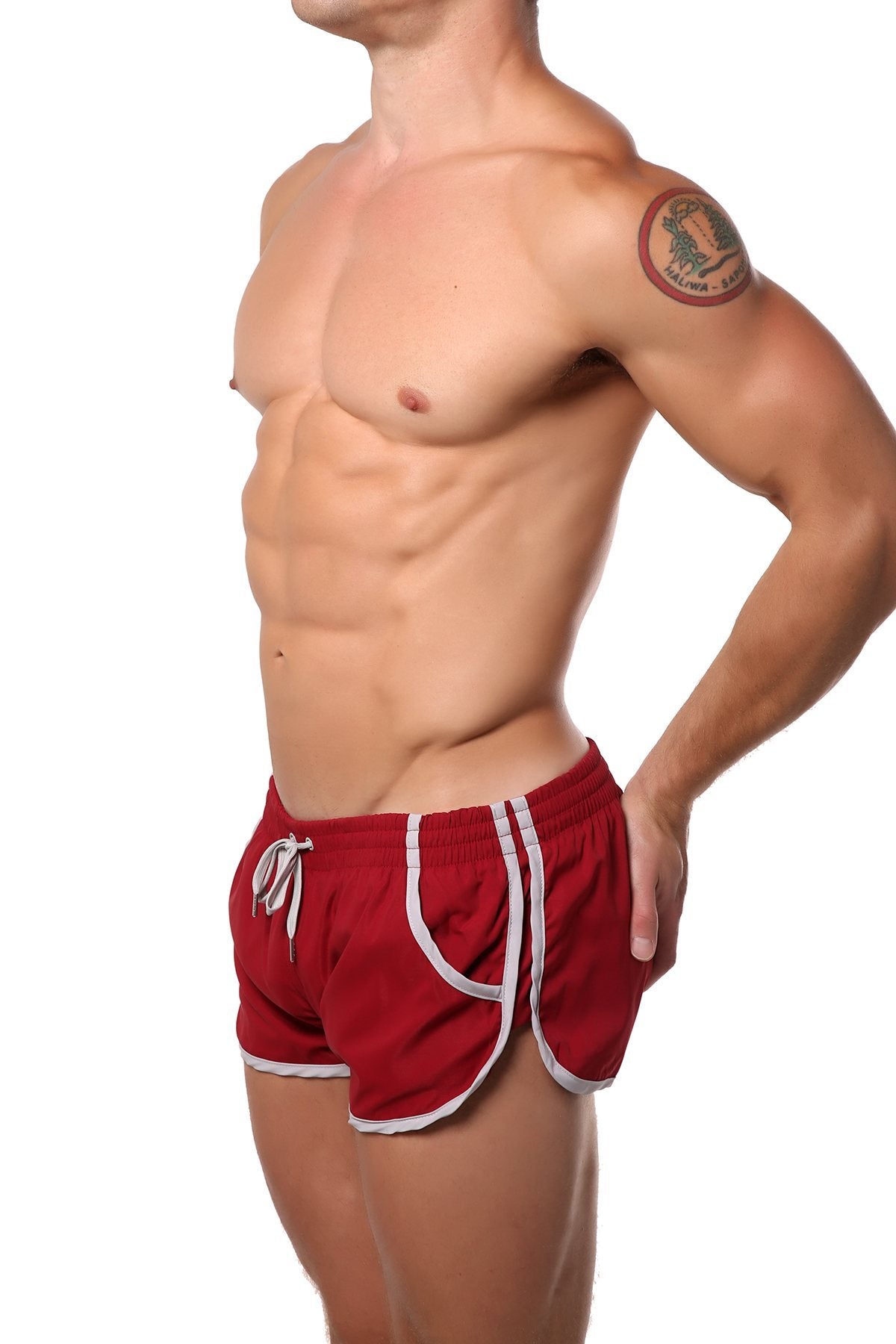 Biking-Red Swim/Running Short
