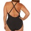 Bleu By Rod Beattie Plus Basket Case Strappy One-piece Swimsuit Black