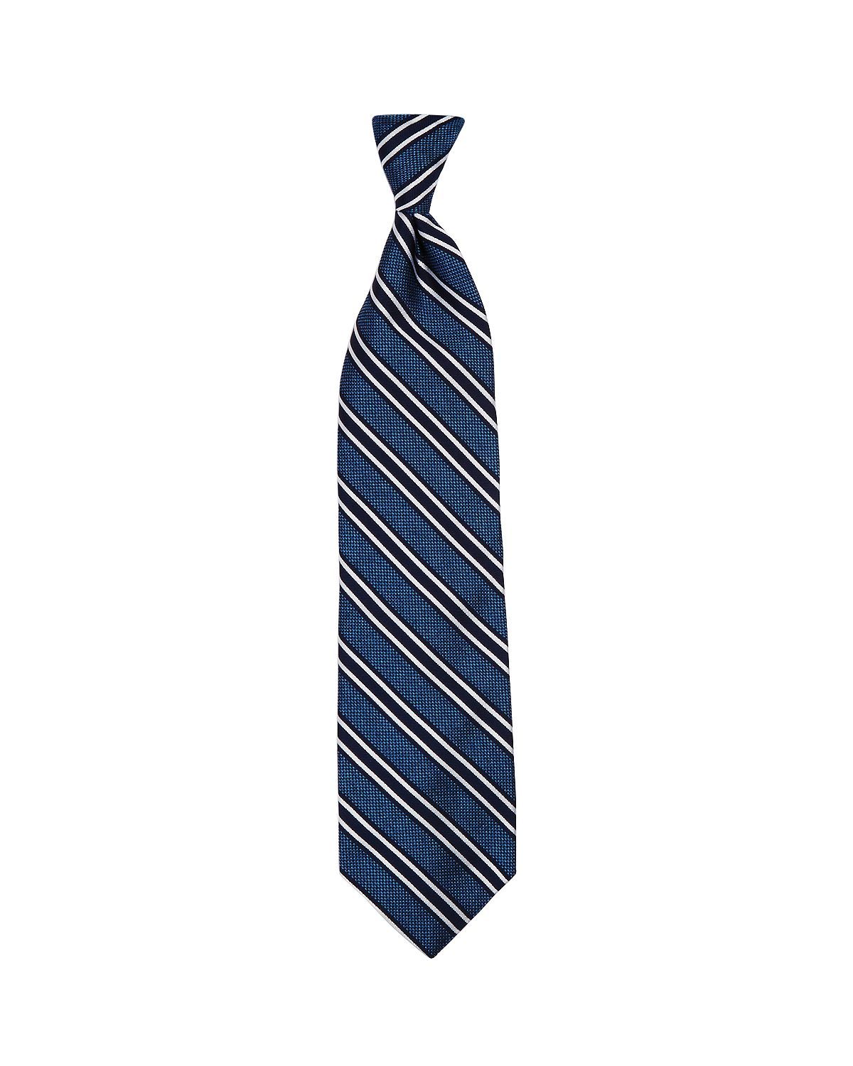 Brooks Brothers Double Stripe Classic Tie Light Blue