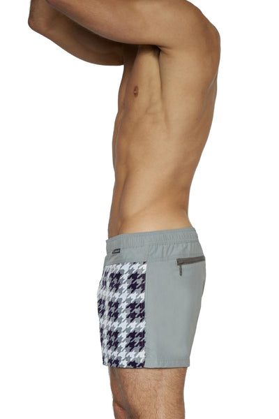 C-IN2 Grey Hounds Tooth Swim Trunk