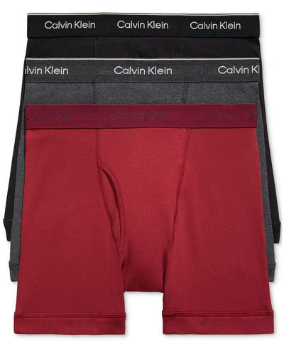 Calvin Klein 3-Pack Cotton Classics Boxer Briefs Underwear