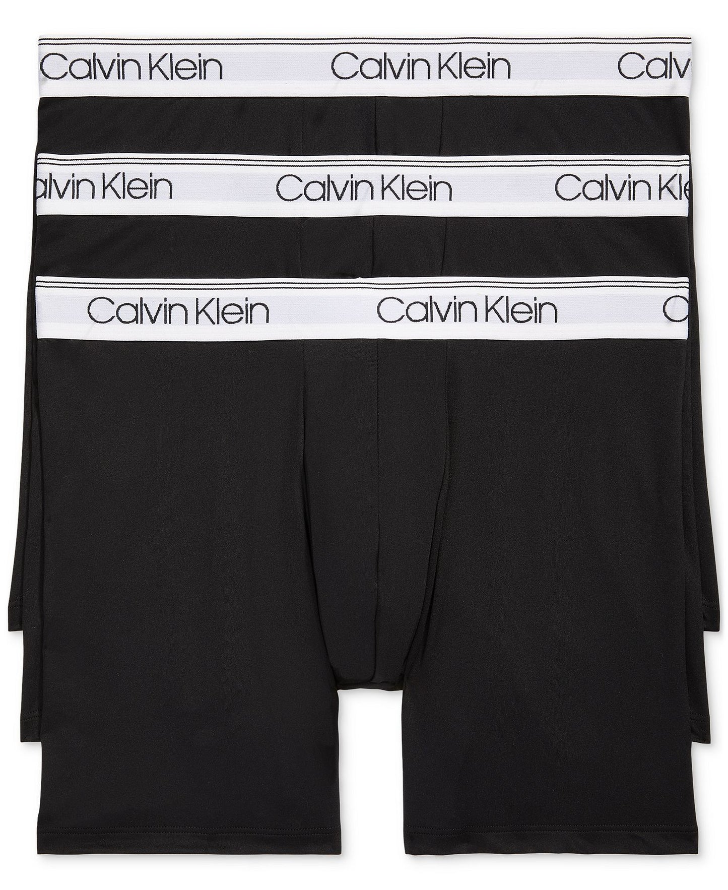 Calvin Klein 3-Pack Micro Stretch Solid Boxer Briefs