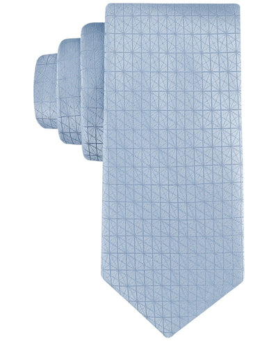 Calvin Klein Stewart Geo - Pattern Tie - Light Blue