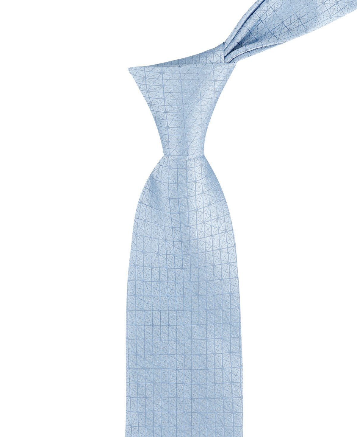 Calvin Klein Stewart Geo - Pattern Tie - Light Blue
