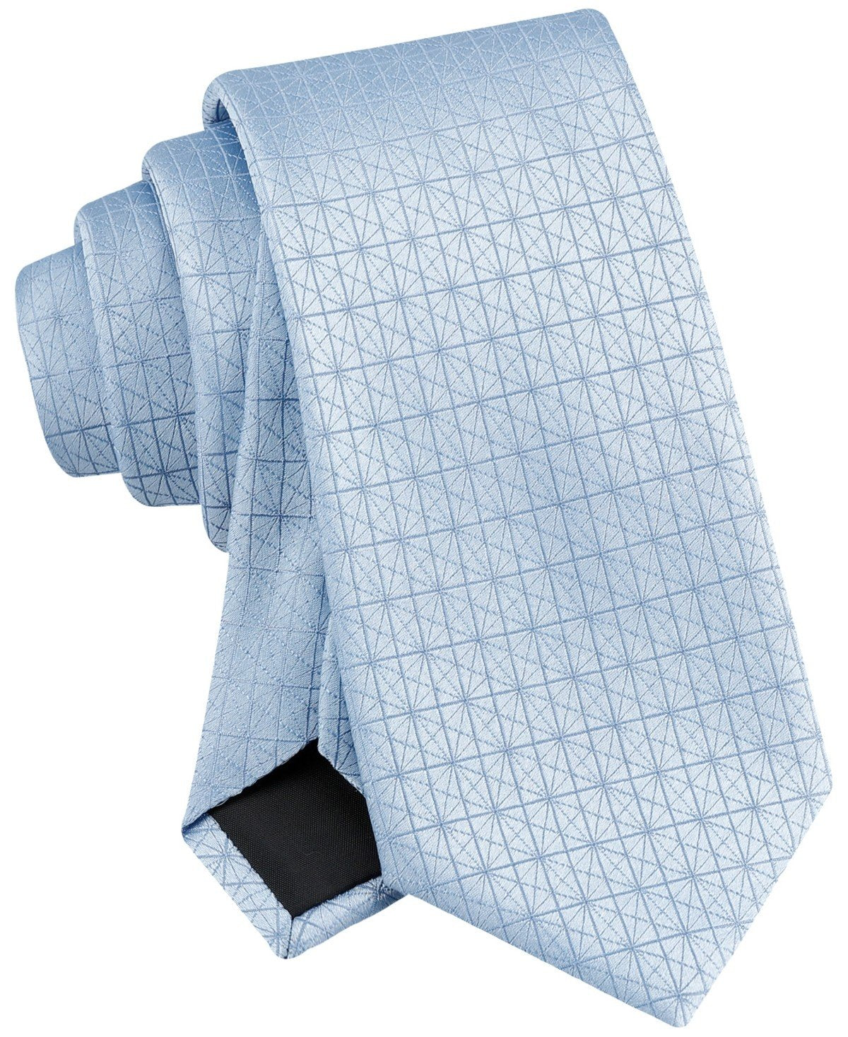 Calvin Klein Stewart Geo - Pattern Tie - Light Blue