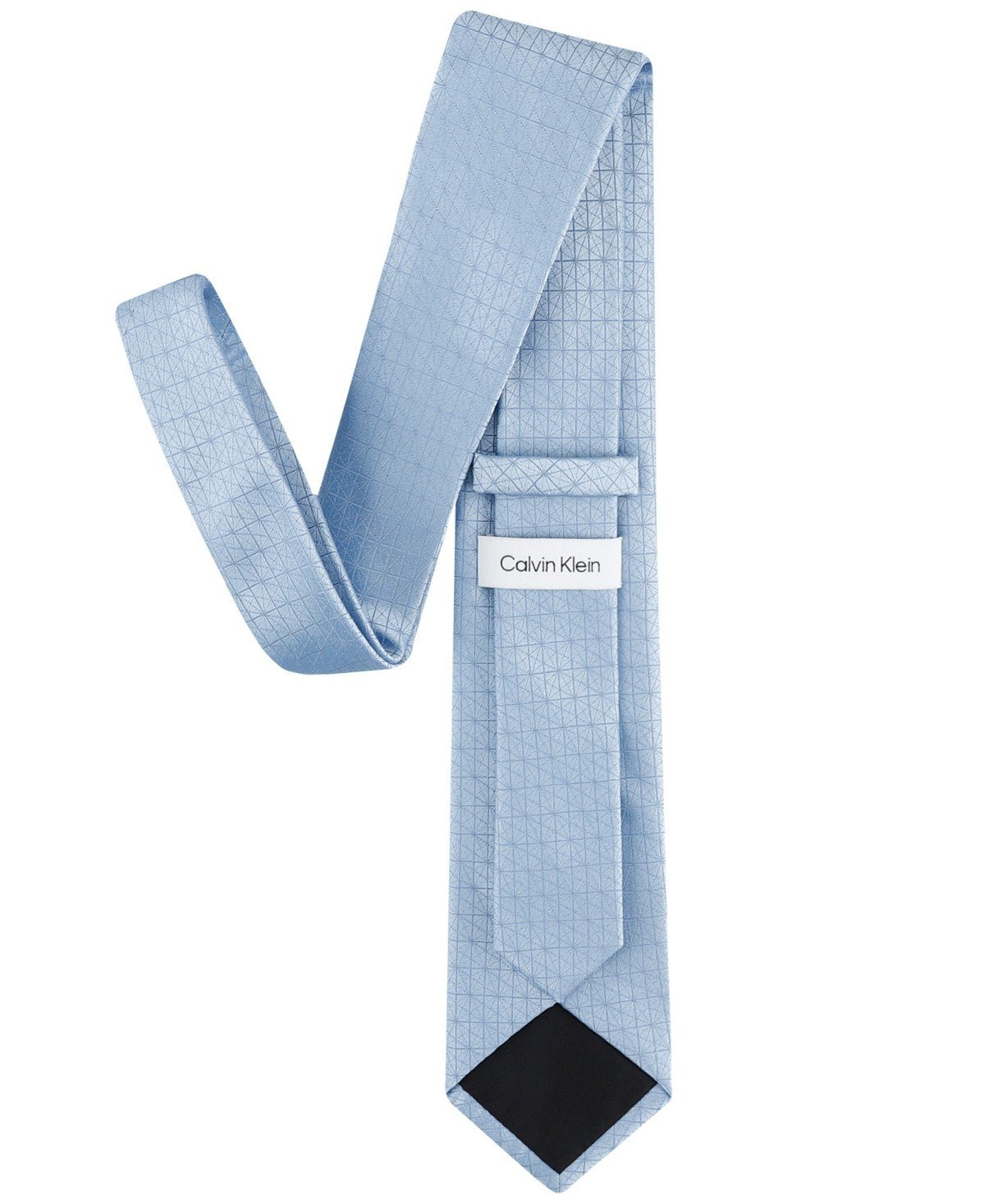 Calvin Klein Stewart Geo - Pattern Tie - Light Blue