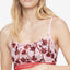 Calvin Klein Wo Ck One Unlined Rose-print Bralette Pale Orchid