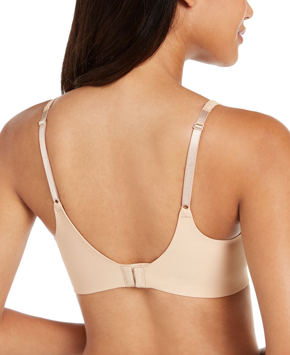 Calvin Klein Wo Invisibles Wirefree Unlined Bralette Qf5380 Bare
