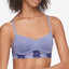 Calvin Klein Wo Perfectly Fit Flex Poppy Floral Lightly Lined Bralette Qf6638 Bleached Denim