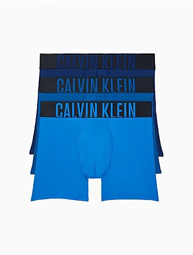 Calvin Klein multi Blue Intense Power Micro 3-Pack Boxer Briefs