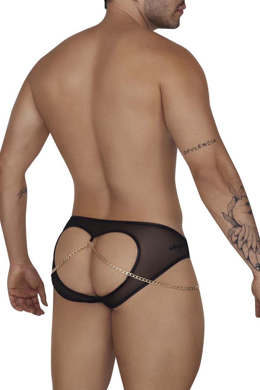 CandyMan Black 99672 Chain Jock Brief