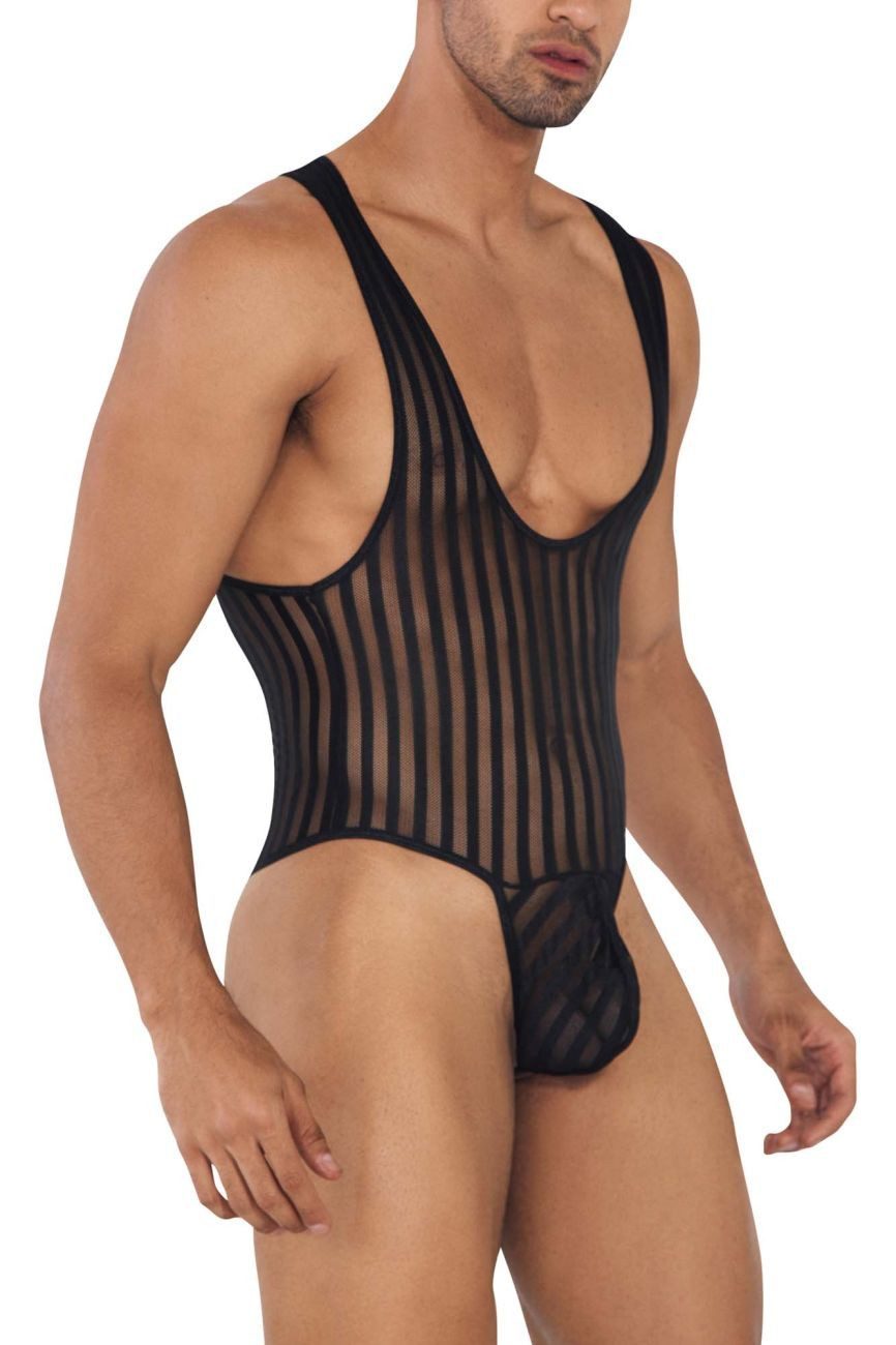 CandyMan Black 99727 Work-N-Play Bodysuit