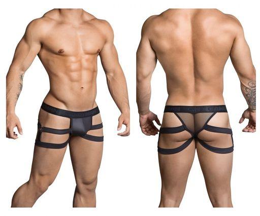 CandyMan Black Cowboy Jockstrap