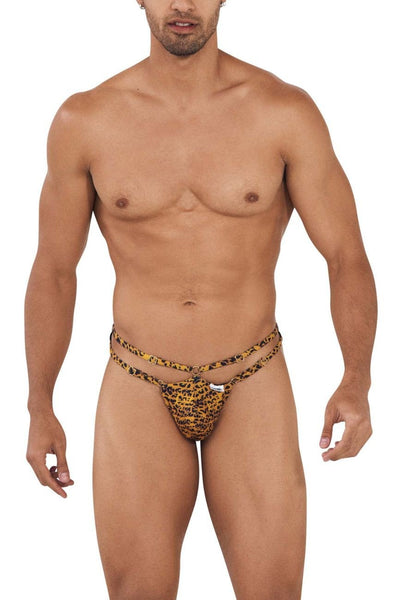 CandyMan Leopard Safari Thong