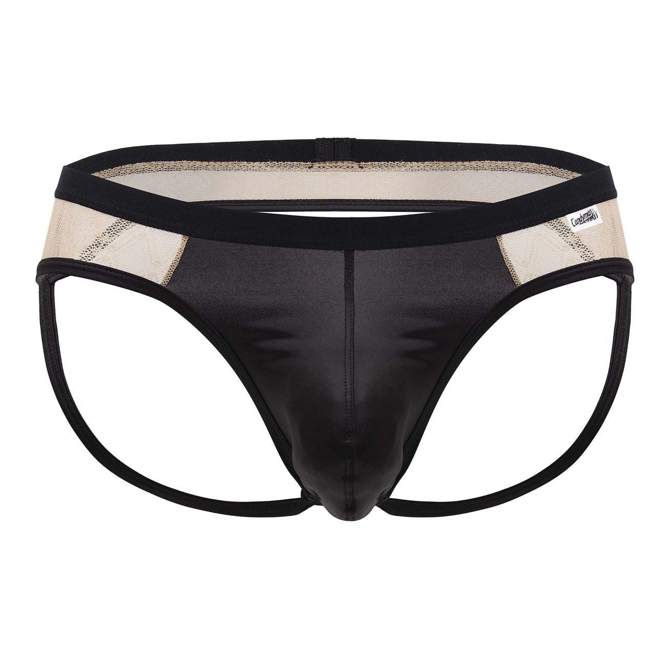CandyMan Nude 99763 Lace Jockstrap