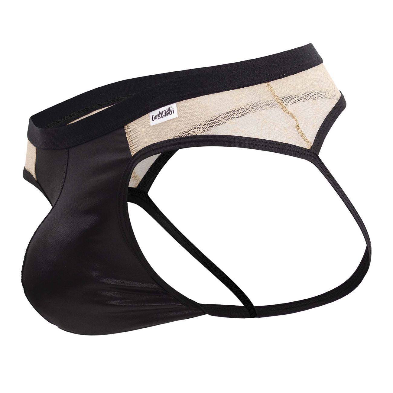 CandyMan Nude 99763 Lace Jockstrap