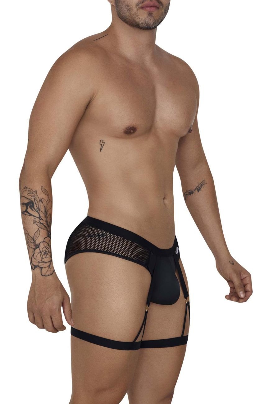 CandyMan black 99684 Garter Brief