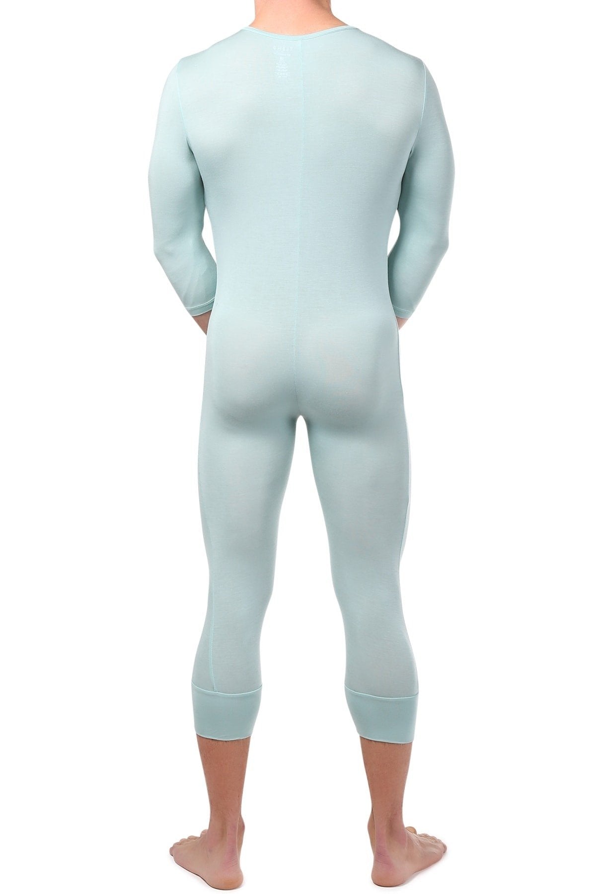 CheapUndies Aqua Long Sleeve Onesie