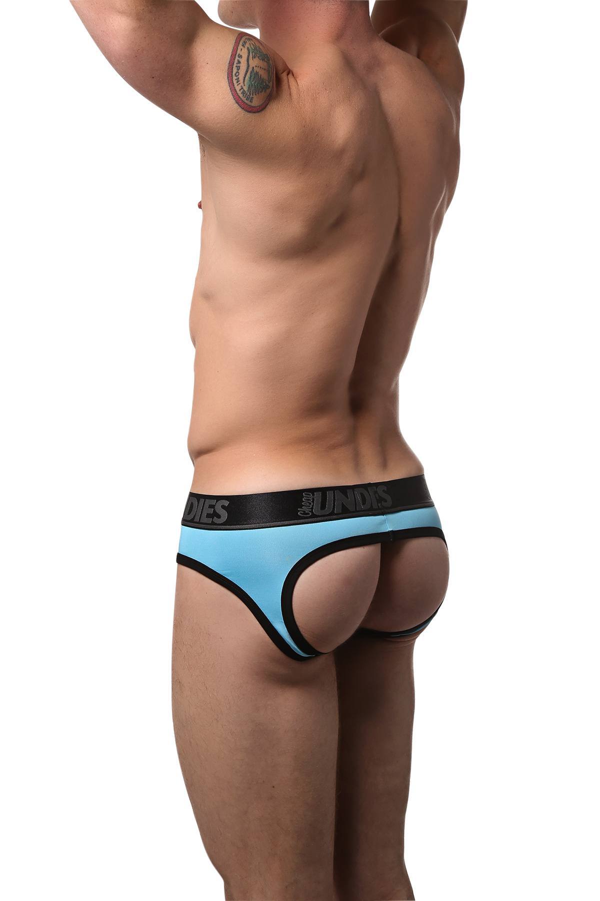CheapUndies Aqua Sports Jock Brief