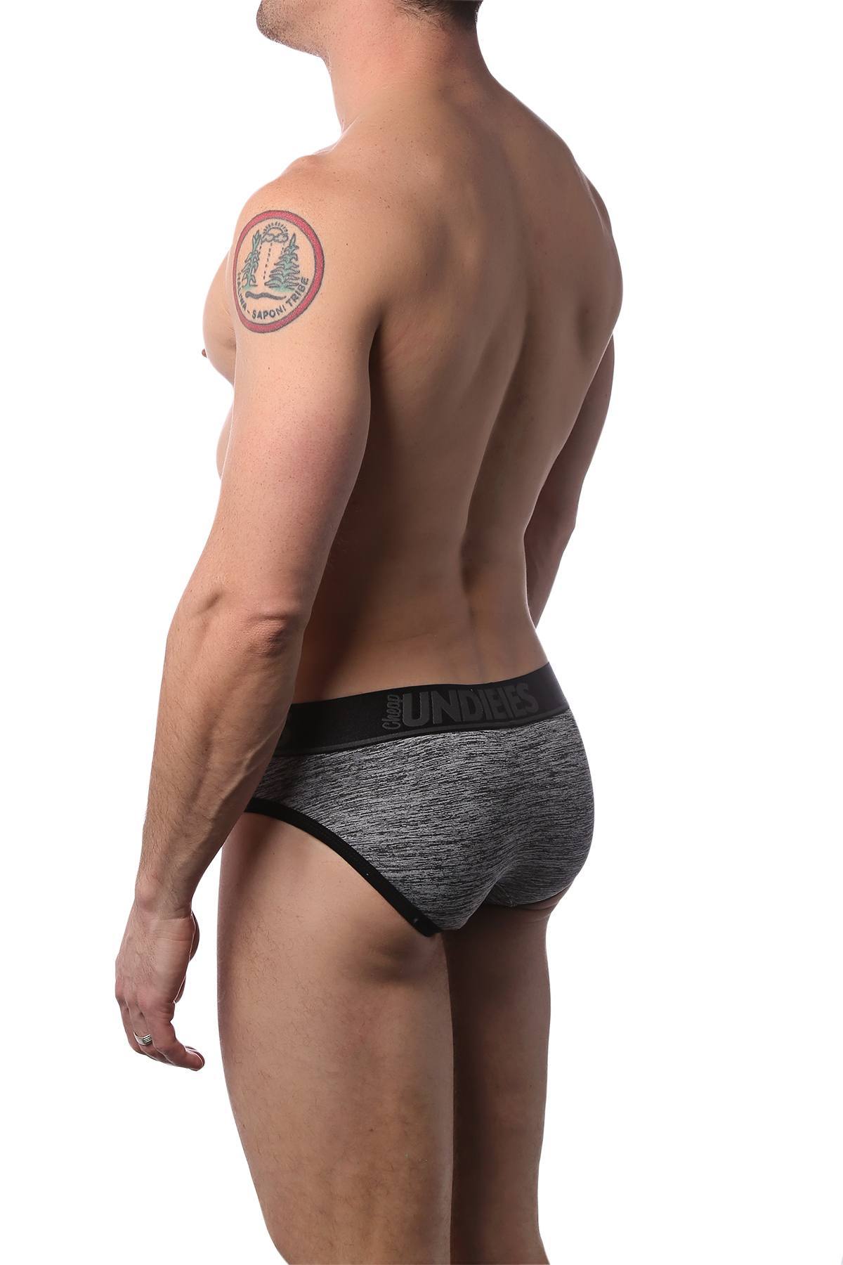 CheapUndies Black Marle Brief