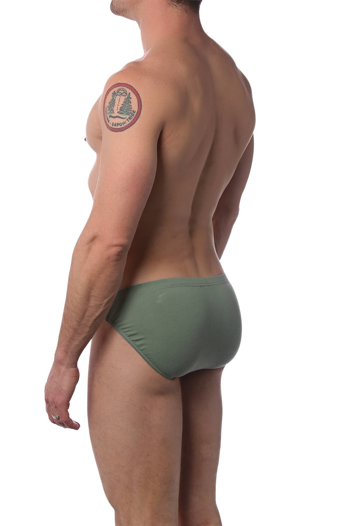 CheapUndies Green Comfort Bikini Brief