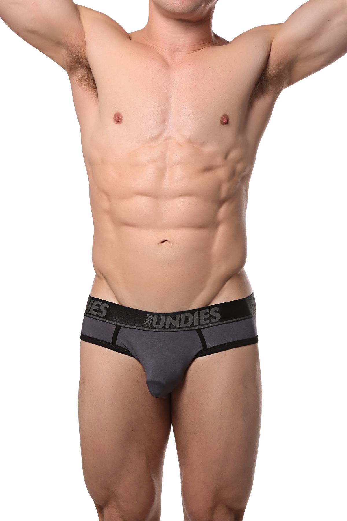 CheapUndies Grey Touch Jock Brief