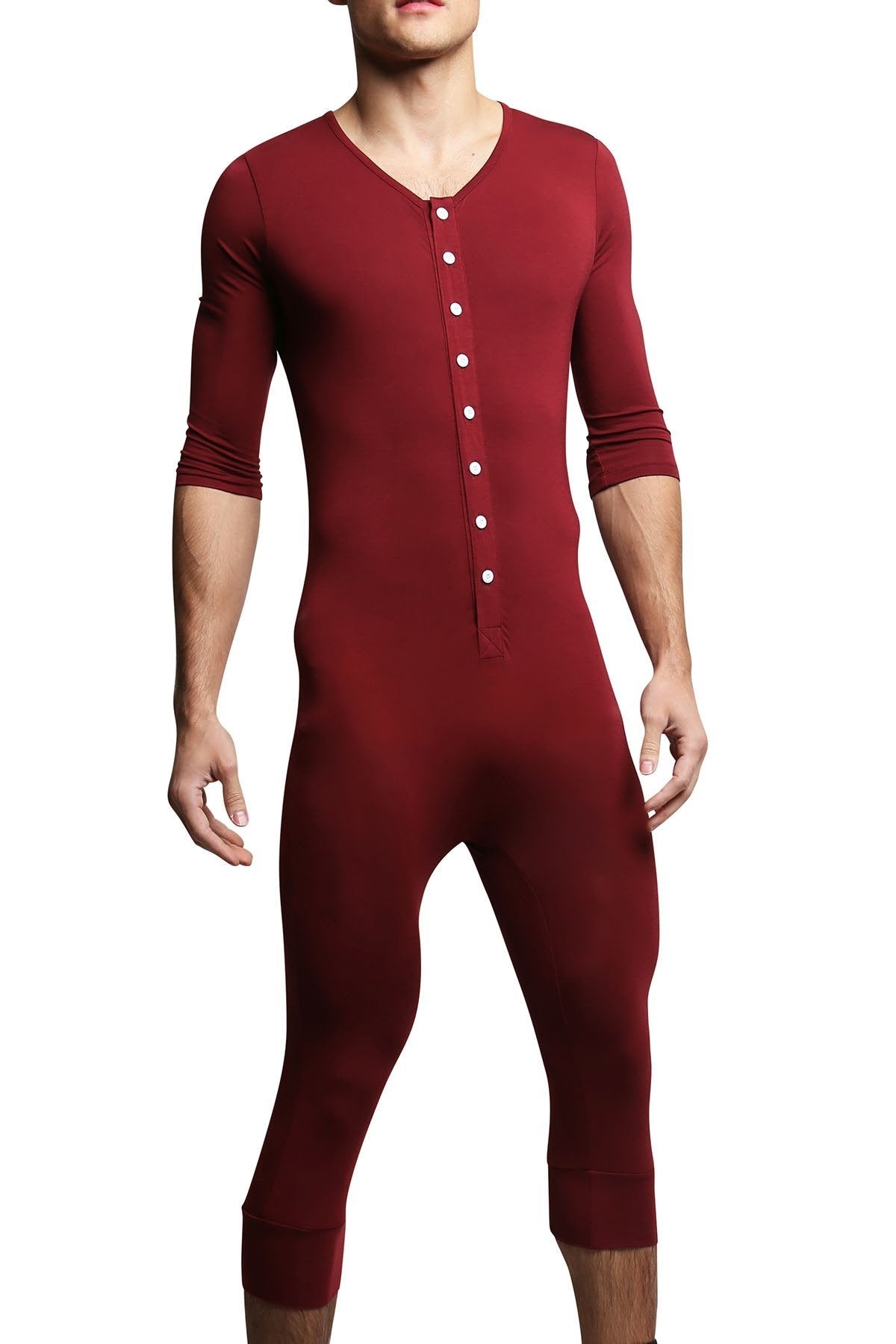 CheapUndies Maroon Long Sleeve Onesie