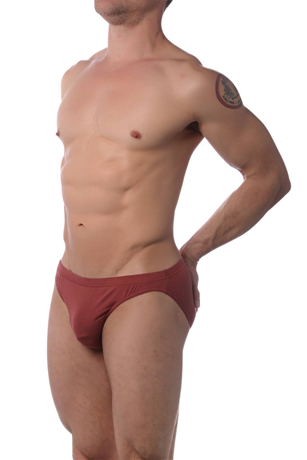 CheapUndies Rust Comfort Bikini Brief