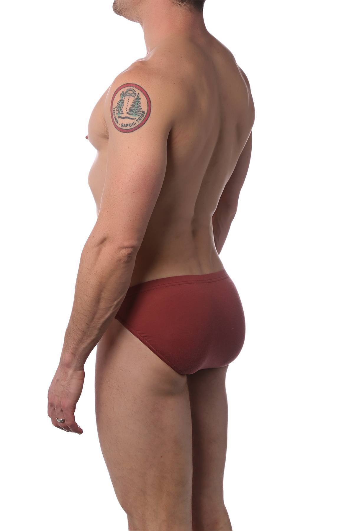 CheapUndies Rust Comfort Bikini Brief