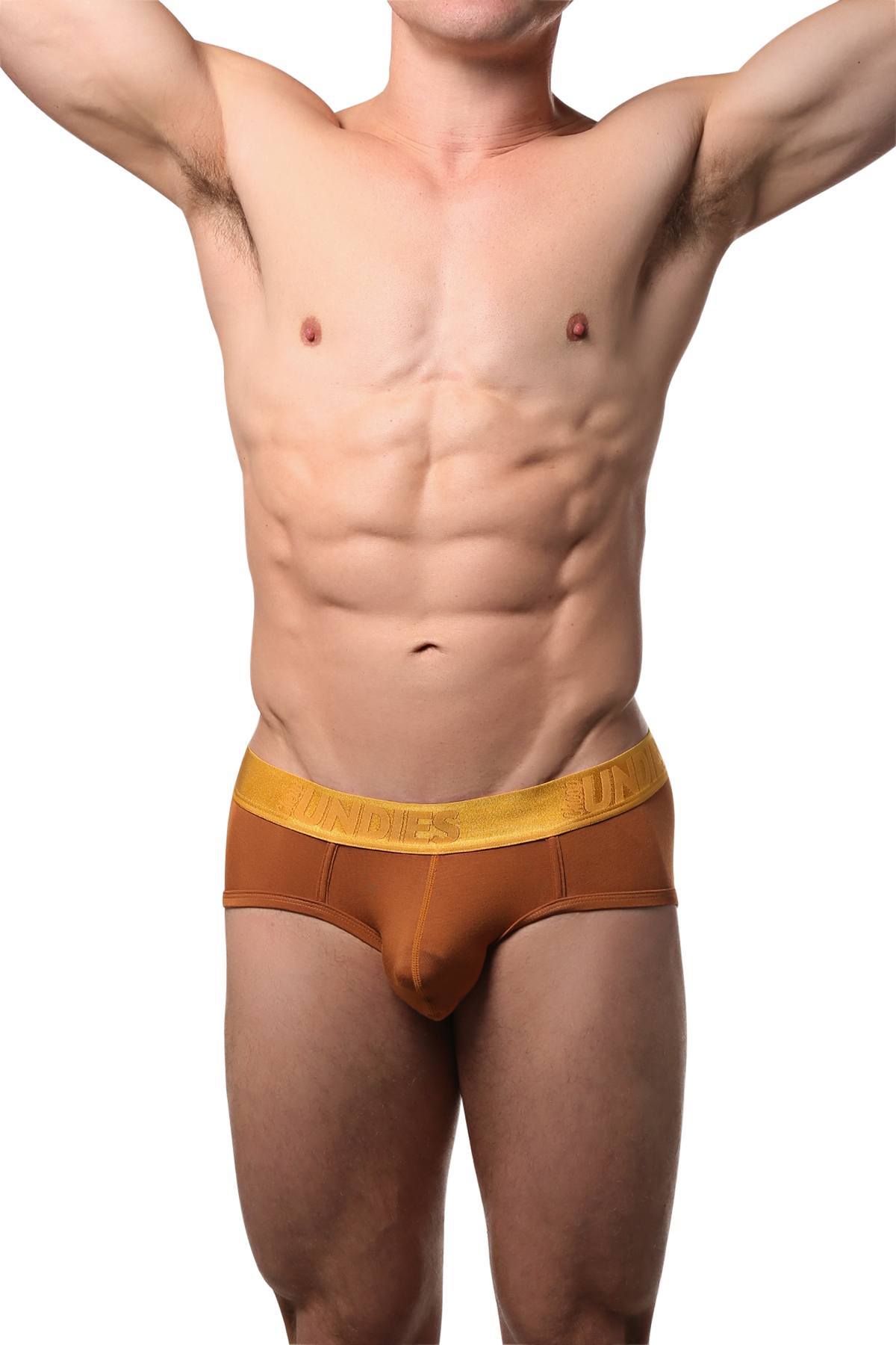 CheapUndies Rust Luxe Brief