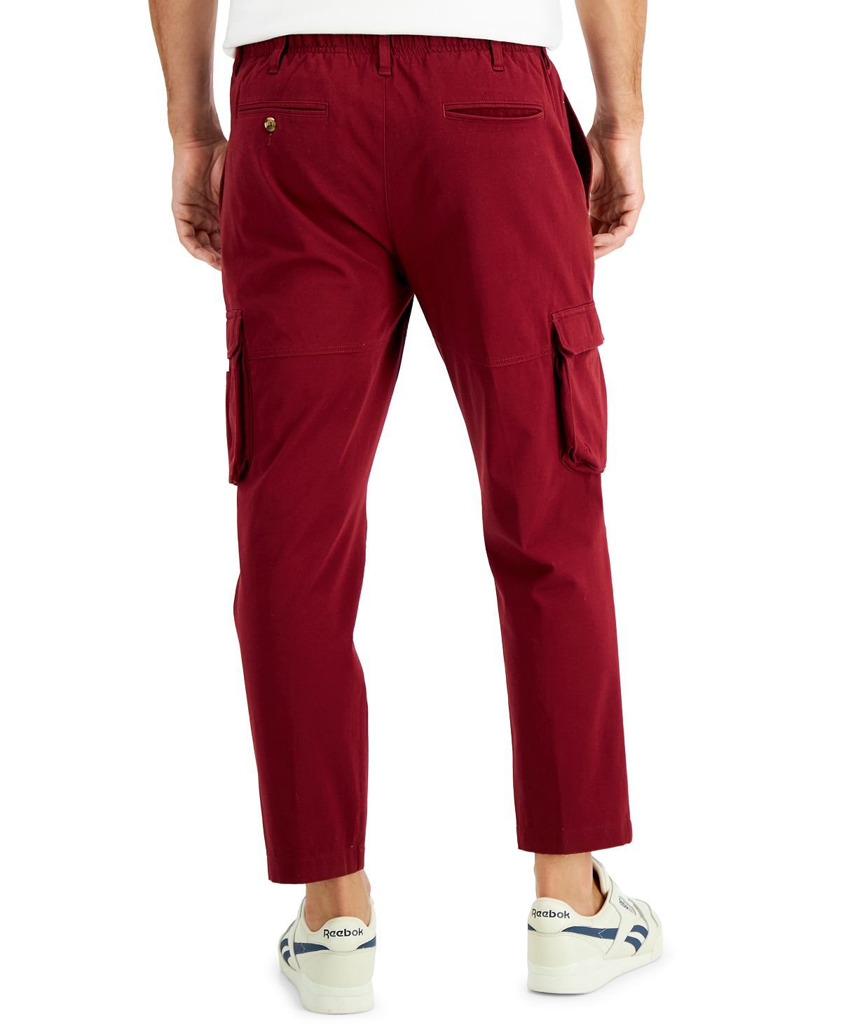 Club Room Cargo Pants Garnet Stone